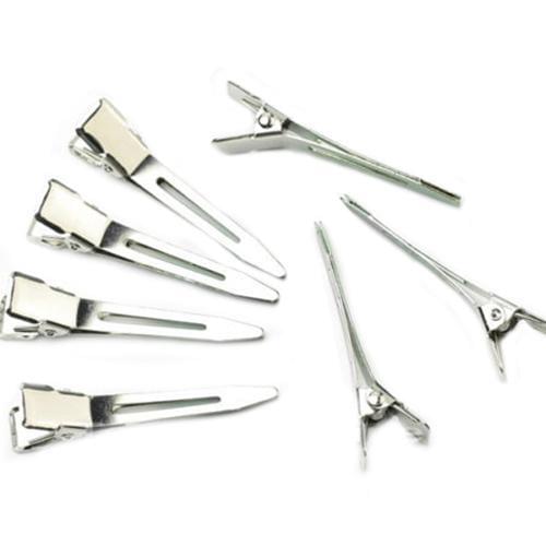 Hot Fashion 50Pcs Womens Girls' Flat Single Prong Alligator Hair Clips Barrettes for DIY Newest