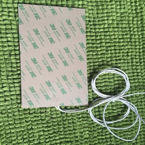 Silicone Rubber Heater 200mmX200mm, 80W 18.5V, Heating of large equipment Semiconductor processing equipment thermostat 25degree