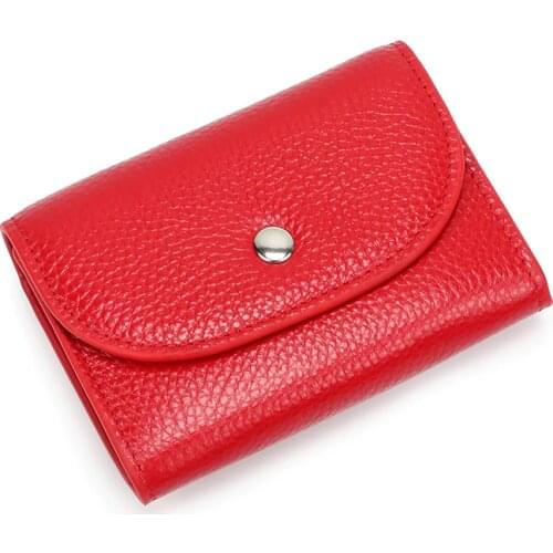 New Arrivals Cowhide Women Coin Purse Multi-function Female Cover Style Pocket Genuine Leather Girls Purses Sales