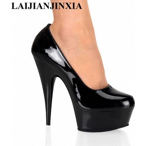 New club 15CM high heel shoes, foreign trade original single shoes, fine shoes spring style shoes with the brides Dance Shoes