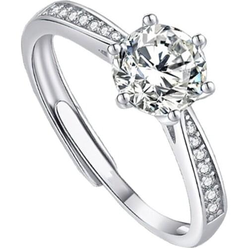 Couple Ring Real 925 Sterling Silver Fairy Wedding Engagement Party Luxury Unique Exquisite Elegant Original Design Fine Jewelry