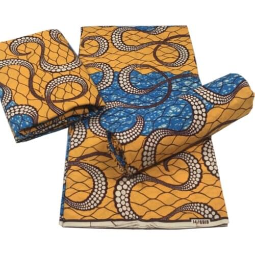 Real Wax Ankara Fabric Veritable High Quality Ankara Printed Cotton Fabrics Materials By The Yard 100%Soft Breathable VL 1152