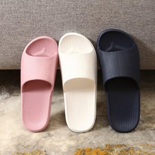 Couple Soft Non-Slip Sandals Bathe Slippers Women/Man Home Bathroom Indoor Slides Summer Fashion Ladies Shoes Casual Flip Flops