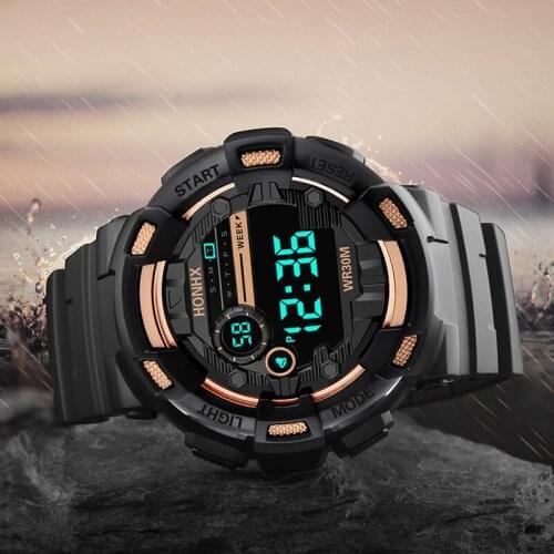 SHU ER Mens Gold Watch