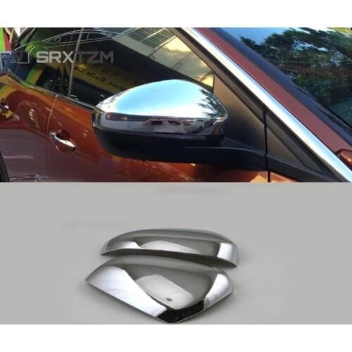SRXTZM For Peugeot 3008 GT 2017 Car Mirror Cover Reaview Mirror Protector Exterior Decoration Auto Accessories Car-Styling 2pcs