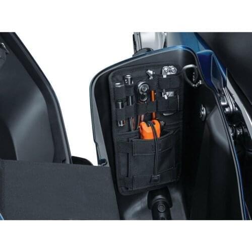 Universal Motorcycle Saddlebag Organizer Hard Bags Storage Case for Harley Softail Touring Road King Street Electra Glide Ultra