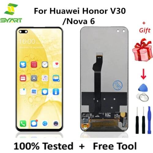 LCD Screen For Huawei Honor V30 Nova 6 LCD Display Touch Screen Digitizer Honor View 30 Replacement Parts For Huawei Nova 6 LCD