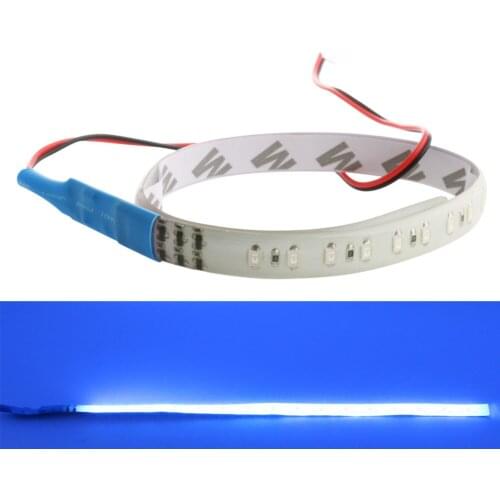 1PC 30cm DC 12V 3528 32LED Rider Knight Flash Strobe Scanner Neon Strip Light BL #kui