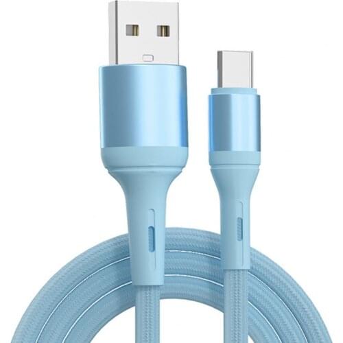 1pc 1m Charging Cable Safe Fast Charging 3A Type-C Fast Charge Data Cable Mobile Phone Accessories