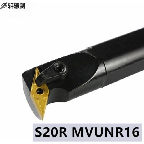 1PC S20R MVUNR16 MVUNL16 Internal Turning Tool Holder Carbide Insert Lathe VNMG160404 CNC Drill Pipe