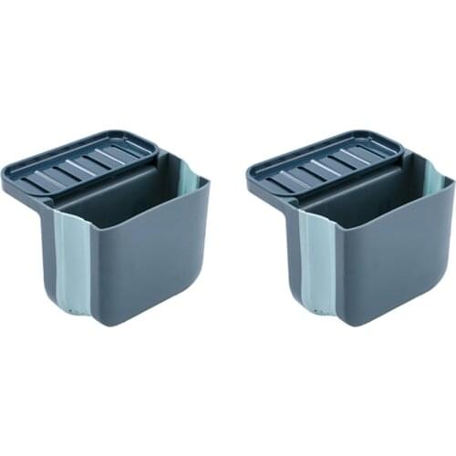 2 Pcs Retractable Sink Drain Basket Home Kitchen Decorative Storage Rack Suitable for Fruits, Bowls, Fresh