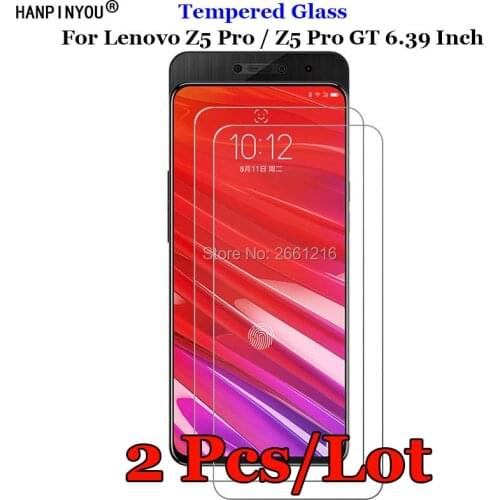 2 Pcs/Lot For Lenovo Z5pro Tempered Glass 9H 2.5D Premium Screen Protector Film For Lenovo Z5 Pro GT 6.39"