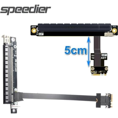 2021 New PCI Express 3.0 x16 Riser Card To M.2 NGFF WIFI A.E Key Interface Extender Adapter M.2 WIFI To PCIe 16x Extension Cable