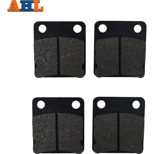 AHL 2 Pairs Motorcycle Brake Pads For KAWASAKI KVF 360 KVF360 C Prairie 360 (4x4) Hardwoods Green HD 2003-2010 Disc Pad