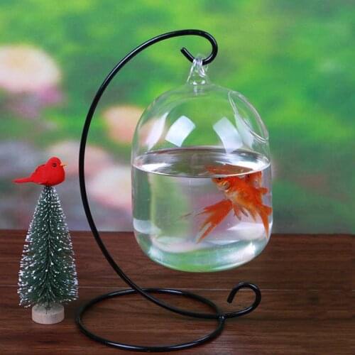Fish tank hanging aquarium flower vase table fish tank height 15 cm small fish pet supplies high quality