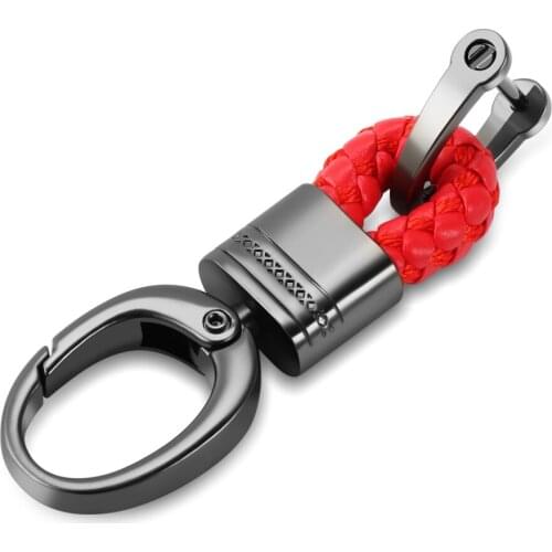 Car Key Holder Key Chain Hand Woven Horseshoe Buckle For Toyota Land Cruiser Prado FJ 150 FJ150 LC150 2010-2018