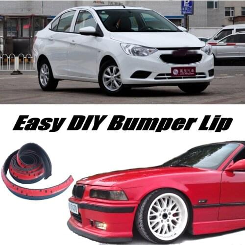 NOVOVISU Bumper Lip For Chevrolet Sail 2010~2016 Front Skirt Deflector / Spoiler For Car Tuning / Body Kit / Strip