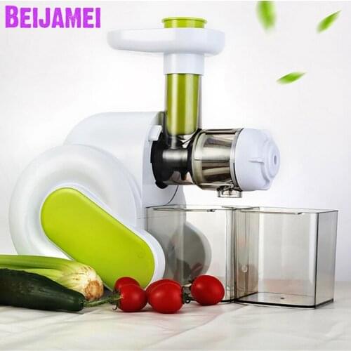 BEIJAMEI Household multi-functional fruit and vegetable juicer extractor anti-oxidation and low-speed juice kneading machine