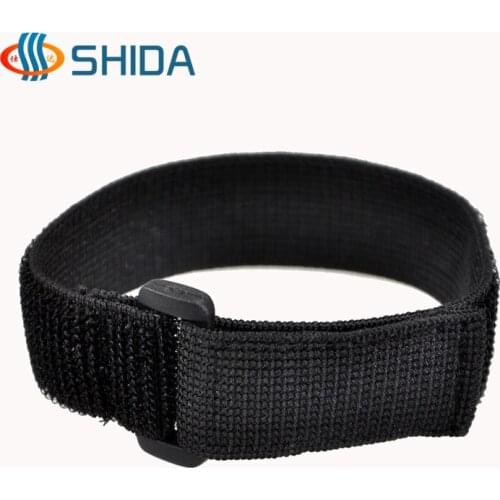 Free Shipping 3.8cm*20-45cm 20pcs/lot Sports armband Elastic Magic Tape/hook and Loop Tape with Plastic Buckle