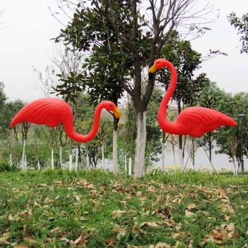 Fast sipping 10 pairs plastic flamingo garden yard decoration garden ornament wedding ceremony decoration
