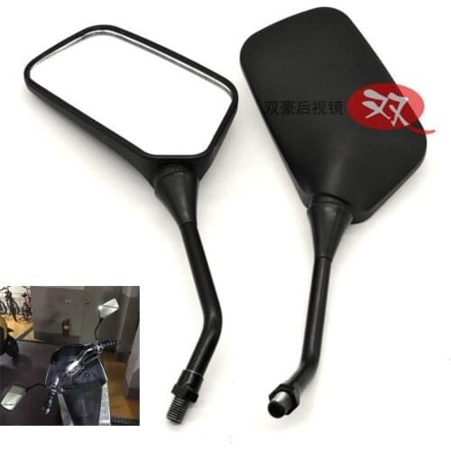 Black motorbike accessories moto rear view mirrors for kawasaki honda suzuki benelli vespa yamaha mirror motorcycle rearview