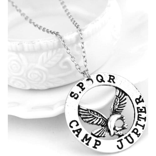 Dongsheng Hot Movie Percy Jackson Camp Half Blood Fly Horse Necklace & Pendant Fan Gift Movies Jewelry Necklace -30