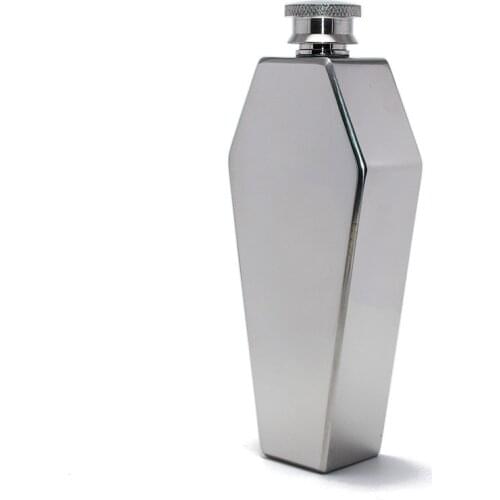 100ML Stainless Steel Wine Botle Hexagon Shape Flagon Mens Gift Gadgets
