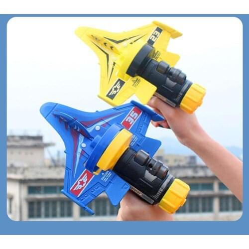 1 Set Ejection Altitude Plane Catapult Educational Best Assembly Outdoor Boy Diy Gift Birthday Childrens Sports Model G6K0