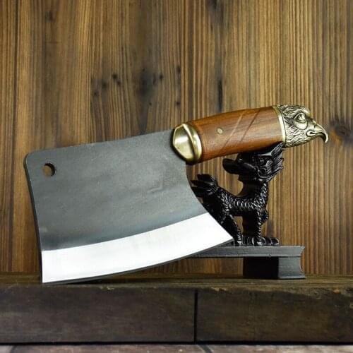 Kitchen bone chopping knife axe special bone chopping knife Longquan ghost hand for pure hand forging big bone chopping axe