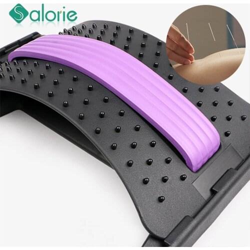Back Stretch Equipment Massager Massageador Magic Stretcher Fitness Lumbar Support Relaxation Pain Relief Spine Assesment