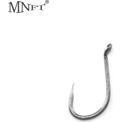 MNFT 200Pcs High Carbon Steel Carp Barbless Fishing Hook Size 6 7 8# Barbed Saltwater Fresh Water Fishhook Tackle