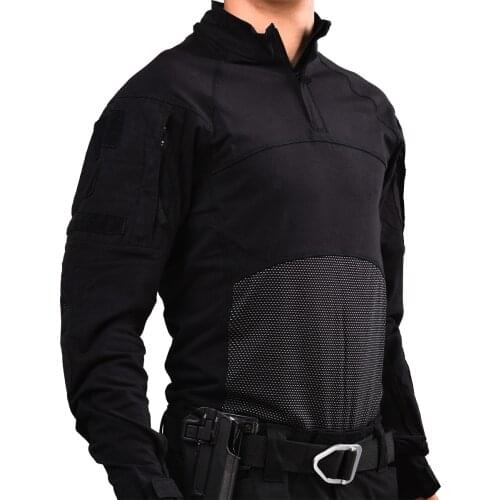 Mens Tactical Hiking T-Shirts,Military Army Camouflage Long Sleeve Hunting Climbing Shirt,Male Breathable Sport Cloth Elasticit