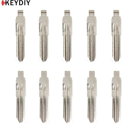 5/15/50pcs Uncut Metal GT15 2 in 1 LiShi Scale KD/VVDI Blank Car Key Blade NO.60 With Tick Marks for Fiat/Palio/Old Ferrari
