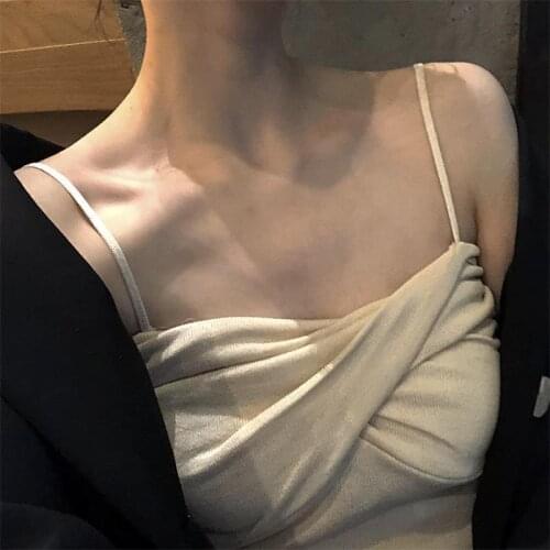 Bottoming Camisole Womens Outer Wear Knitted Slimming Top