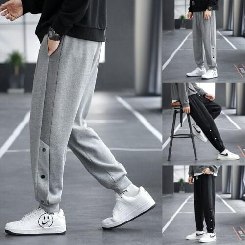 New Mens Outdoor Sports Pants Fashion Pure Cotton Pants Trendy Hip Hop Pants Casual Pants M-8XL