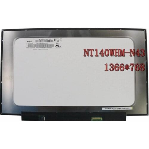NT140WHM-N43 fit NT140WHM-N44 NT140WHM-N31 NT140WHM-N34 NT140WHM-N41 NT140WHM-N42 For HP 14-cf0006nx Laptop Lcd Screen 1366*768