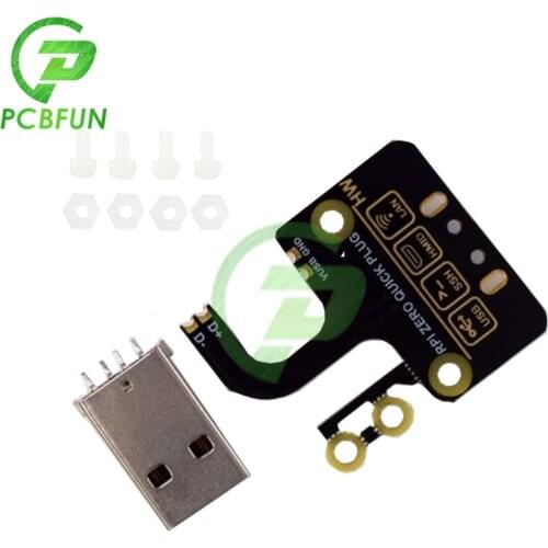 USB Adapter Board For Raspberry Pi Zero Zero W Zero WH USB Expansion Board USB Type-A Connector No Data Line Required SB OTG