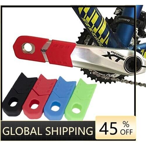 Bicycle Crank Protector, MTB Mountain Bike Crankset Caps Protector, Bicycle Crank Arm Boots Protective Gear Universal