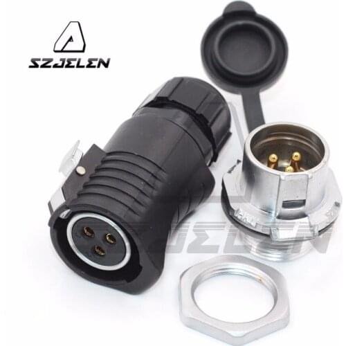 XHP20 series, 3pin Panel mount connector female male , waterproof connector , IP67 Plug socket connector,aviation connector