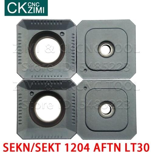 SEKT1204AFTN SEKN1204AFTN LT30 Carbide Inserts Carbide Inserts Machining Center Milling Turning CNC Tools SEKT1204 SEKN1204 AFTN