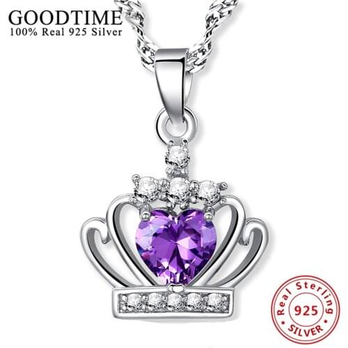 New Collares Wholesale Genuine sterling silver jewelry 925 Sterling Silver Necklace for Women Christmas Gift Jewelry AJN075