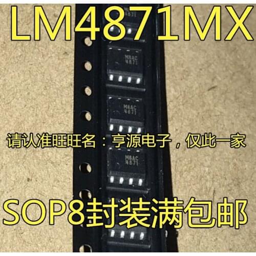 10PCS LM4871 LM4871M LM4871MX LM4871M/NOPB SOP-8