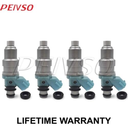 4x 23209-74110 23250-74110 Renovation fuel injector for TOYOTA JP CARINA 88~93 CORONA 87~93 CAMRY 90~94 1.8L 4SFE
