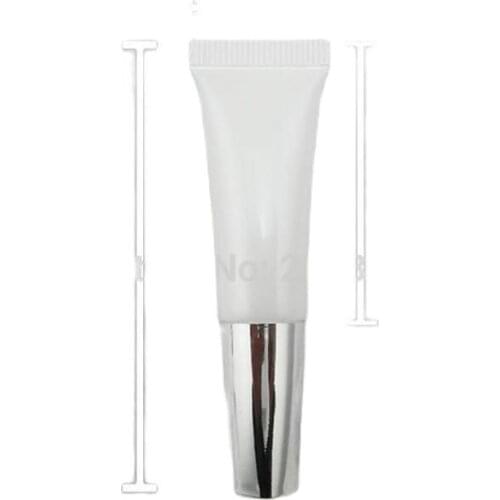 5ml soft or mildy wash or butter or handcream tube with silver lid can used for eye cream container