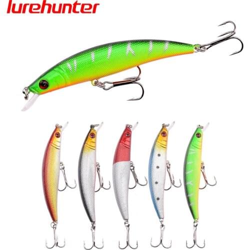 5pcs Minnow Fishing Lures 9cm 8.5g Bass Trolling Artificial Hard Bait Crankbait Wobblers 3D Eyes for Fishing Carp Pesca