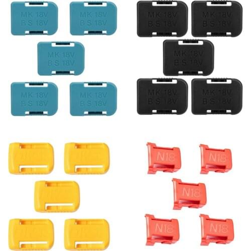 5Pcs Battery Storage battery case battery holder Rack Holder Case for Makita For Bosch For dewalt For Milwaukee 18V Devices