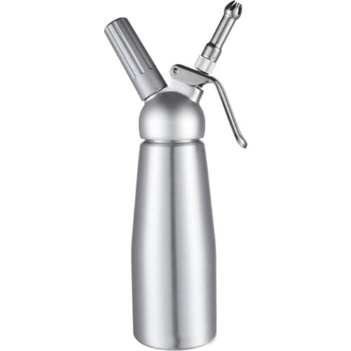 500ml Aluminium Whipped Cream Dispenser Professional Kitchen Cream Whipper Dessert Tools with Nozzles Dropper