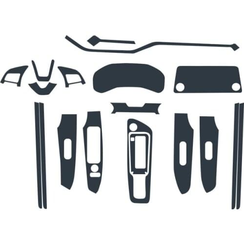 Car interior film navigation screen central control device protective film Tpu transparent invisible film For Nissan TEANA 2020