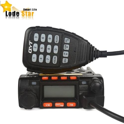 Mini Car Mobile Radio QYT KT8900 Transceiver walkie talkie two way cb radio 136-174&400-480MHz KT-8900 25W with Hand microphone