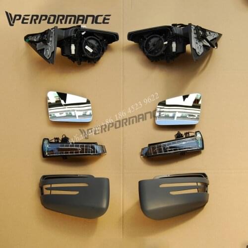 W221 side mirror auto folding system turn signal for W221 S300 S350 S400 S500 S65 old to new upgrade side mirror